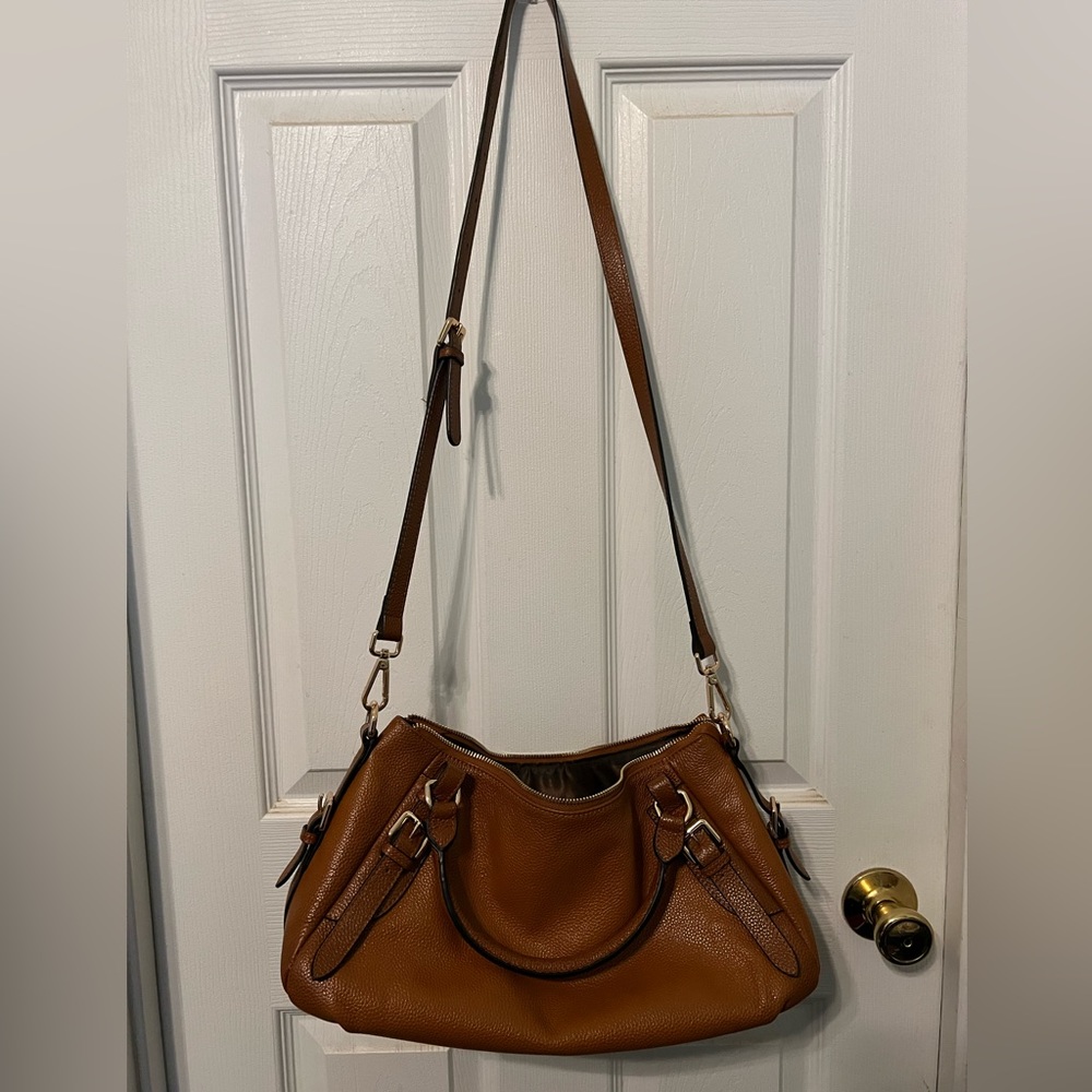 Kattee Women's Soft Genuine Leather Purse Crossbody Bag Medium Size Hobo Handbag